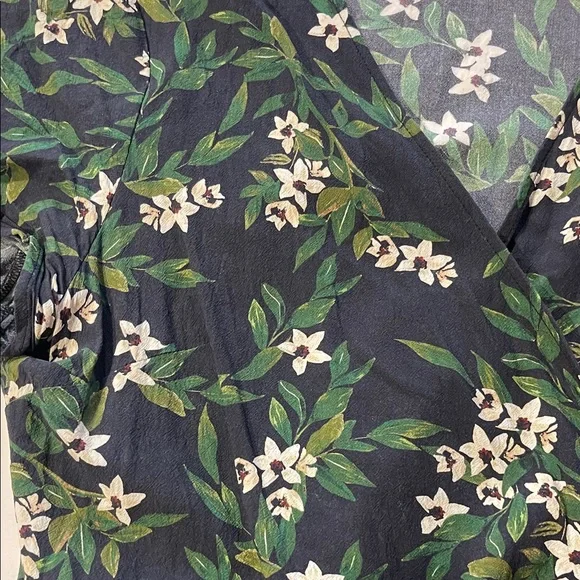 Marine Layer Dark Green Floral Maxi Dress - Picture 4 of 4